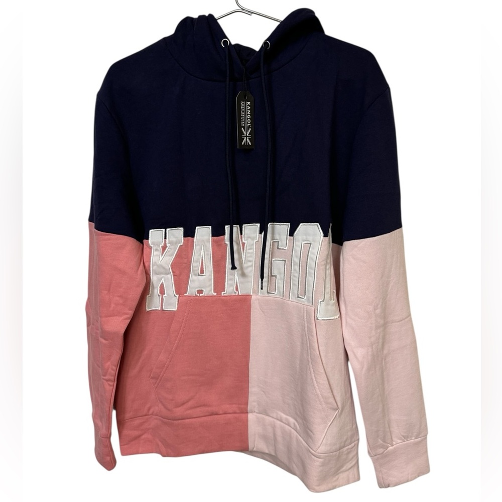 Kangol Colorblock Peach High End British Hip Hop Men’s L Hoodie NWT MINT